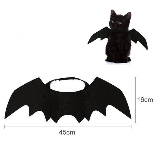 Cute Halloween Cat Costume Small Pet Cat Bat Wings Halloween Cat Wings Hallowen Cat Accessories Halloween Decorations