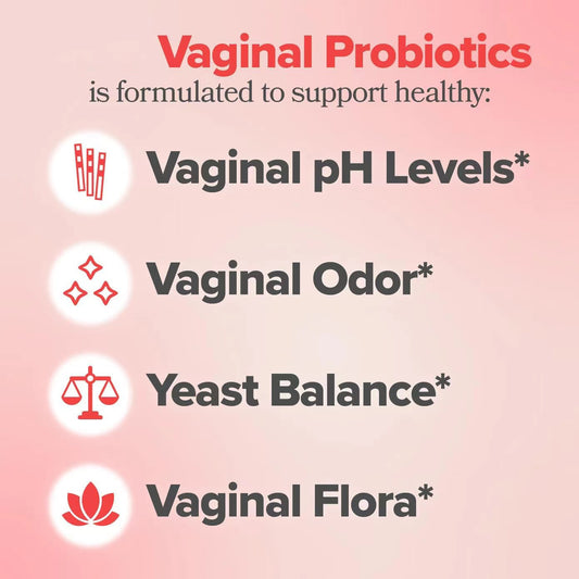60 Tablets Of Women's Vaginal Probiotic PH Balancing Prebiotic Health Capsules To Protect Women's Health VAGINAL PROBIOTICVitamin