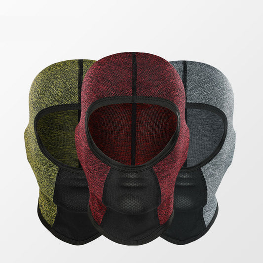 Motorcycle Riding Hood Outdoor Riding Sports Ice-Sensing Dust-Proof Sunscreen Motorcycle Hood For Men