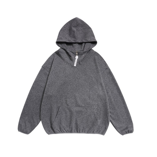 Loose Fit Hoodie for Men with Simple Design and Versatile Look
