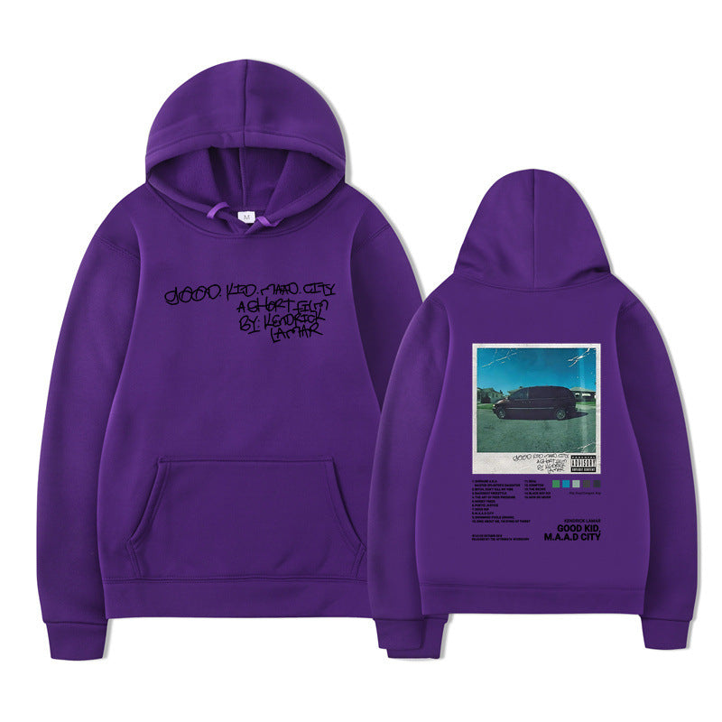 Kendrick Lamar Good Kid Hoodie Men Women's Hip Hop