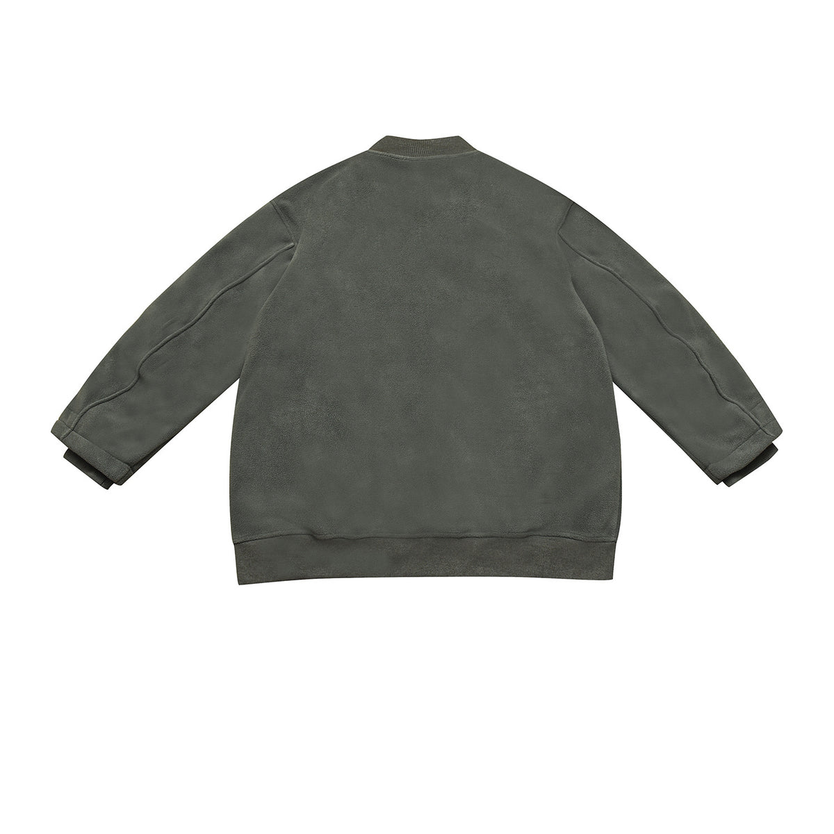 Hoodie with Stand Collar for Men and Women Loose-Fit Jacket