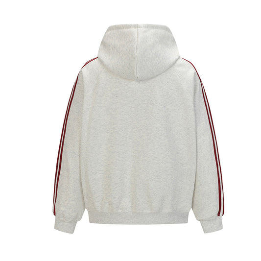 Color blocked sports hoodie for men