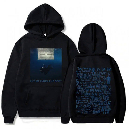 Hooded Sweatshirt Jacket for Men and Women, Long Sleeve, Sports Style, Drawstring Hood