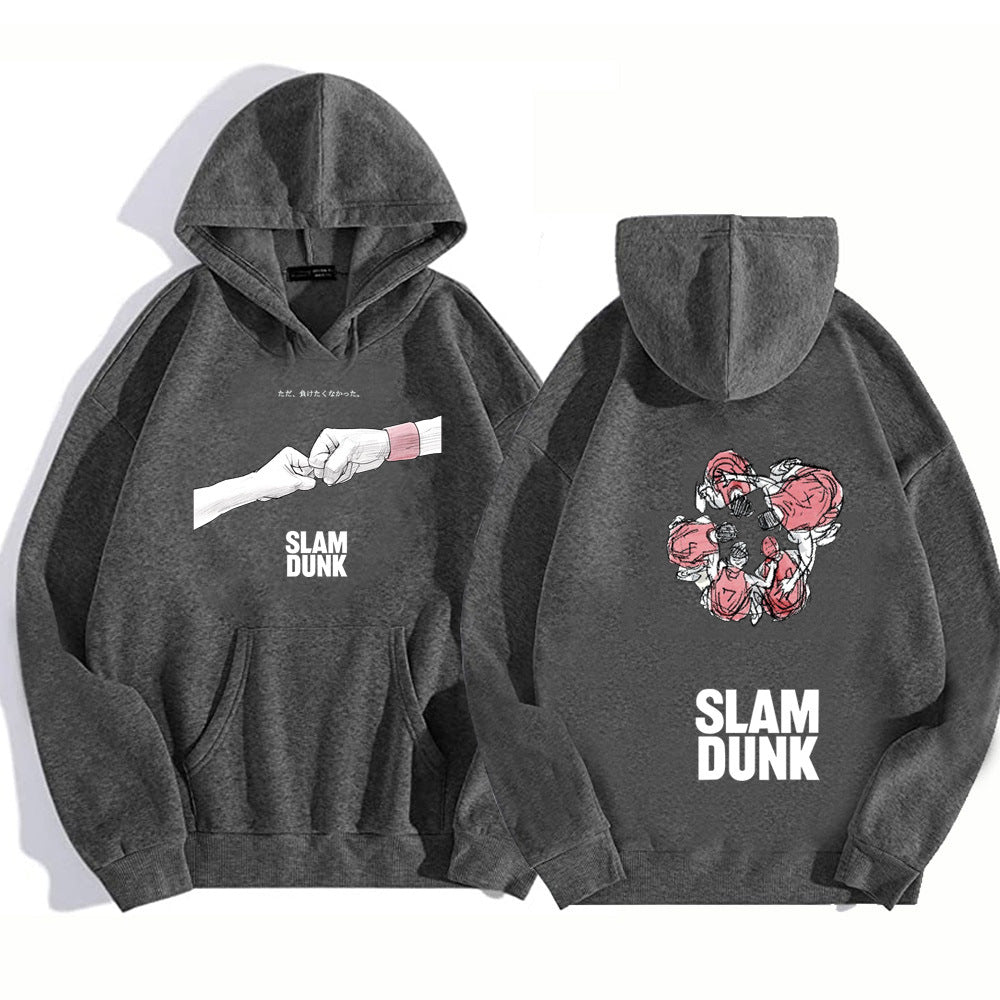 Slam Dunk Hoodie for Men - Sakuragi Hanamichi and Rukawa Kaede Design
