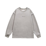 Vintage Small Letter Print Loose Hoodie for Men