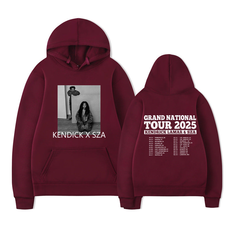 Grand National Tour  Hoodie SZA Kendrick Lamar Men/women