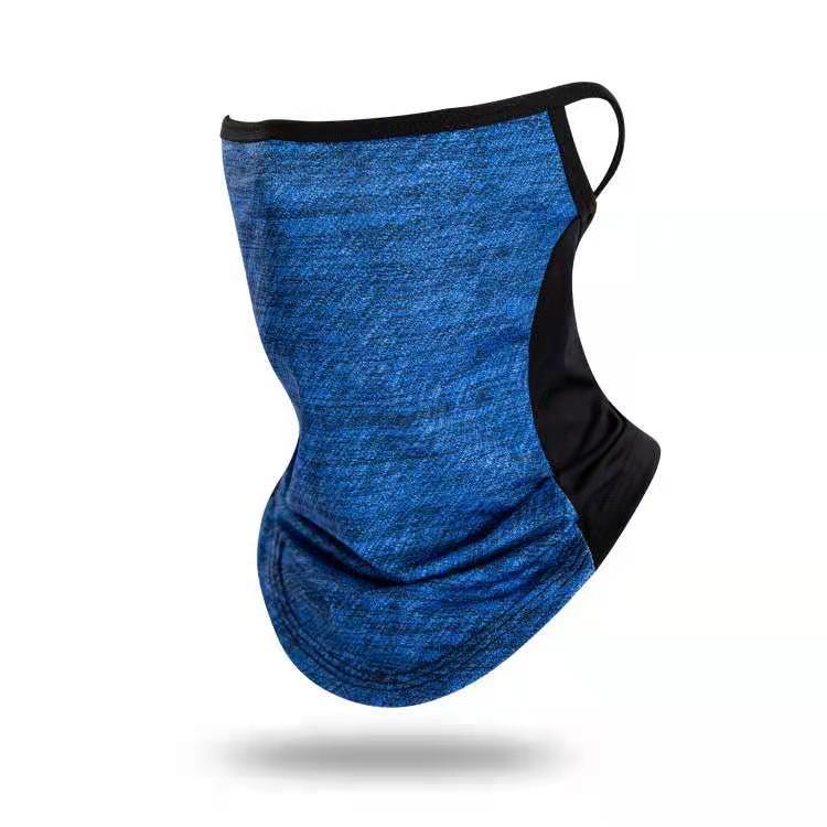 Ice Mesh Mesh Hanging Ear Sunscreen Mask Outdoor Sports Leisure Dustproof Sunscreen Men And Women Cycling Insect-Proof Scarf Headgear
