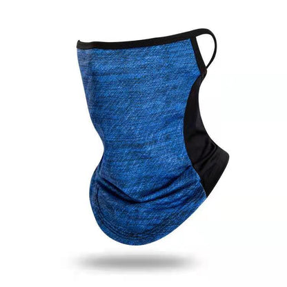 Ice Mesh Mesh Hanging Ear Sunscreen Mask Outdoor Sports Leisure Dustproof Sunscreen Men And Women Cycling Insect-Proof Scarf Headgear