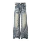 Micro pull denim pants