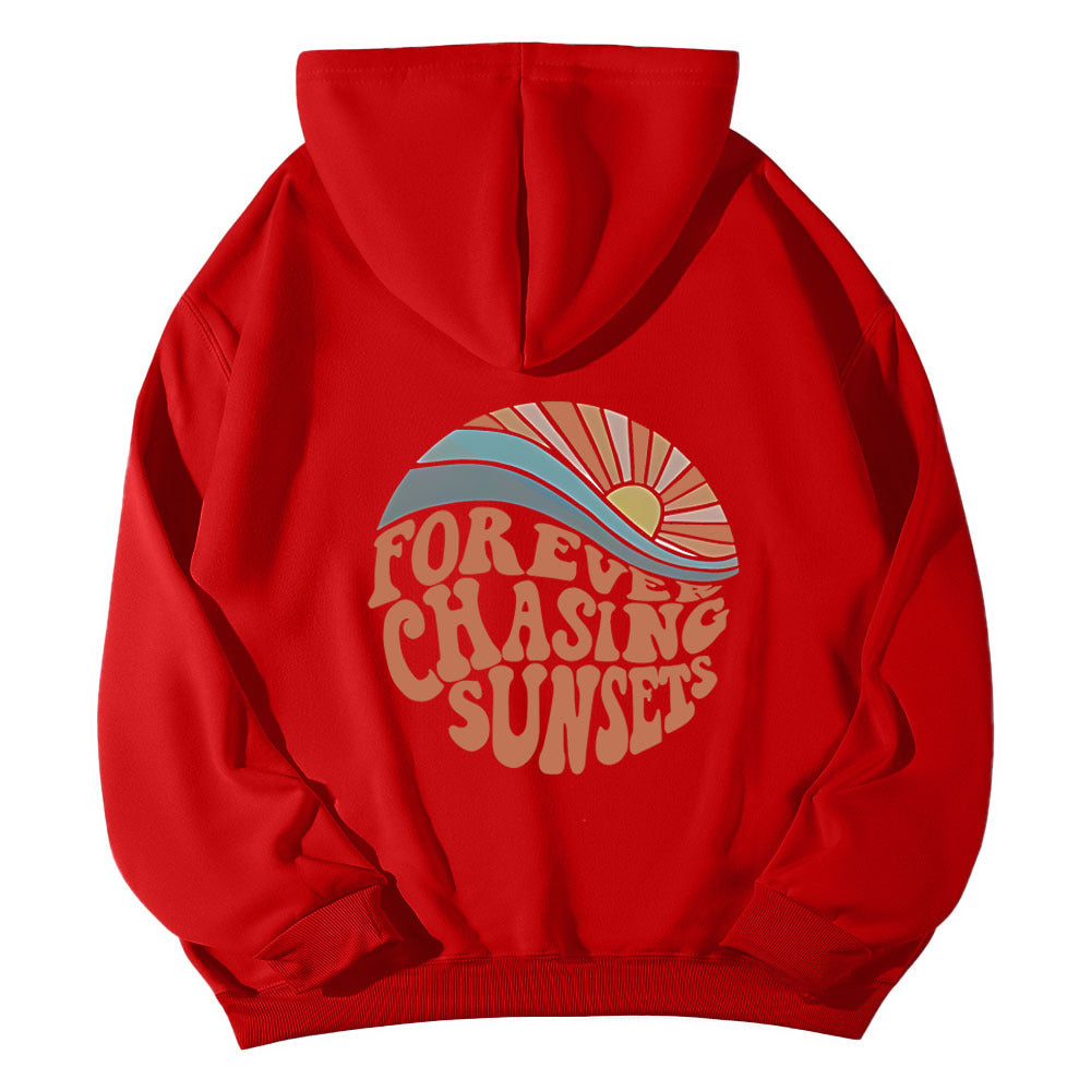 Drop Shoulder Loose Halloween Pumpkin Element Hoodie for Men and Women