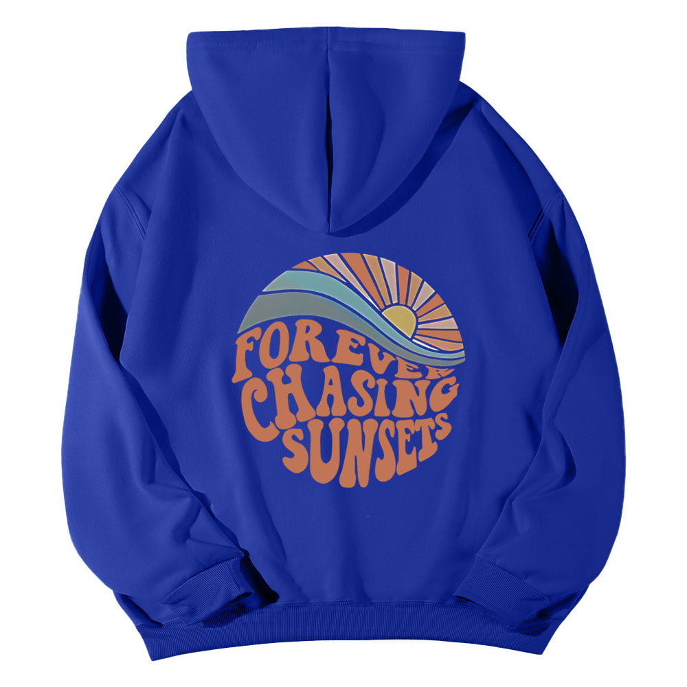 Drop Shoulder Loose Halloween Pumpkin Element Hoodie for Men and Women