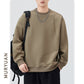 Cut-and-Sew Long Sleeve Hoodie for Men, Drop Shoulder Sleeve