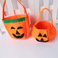 Halloween Pumpkin Bag Portable Three-Dimensional Non-Woven Bag Candy Bag Halloween Products Cosmetics Clothing Props