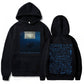 Hooded Sweatshirt Jacket for Men and Women, Long Sleeve, Sports Style, Drawstring Hood