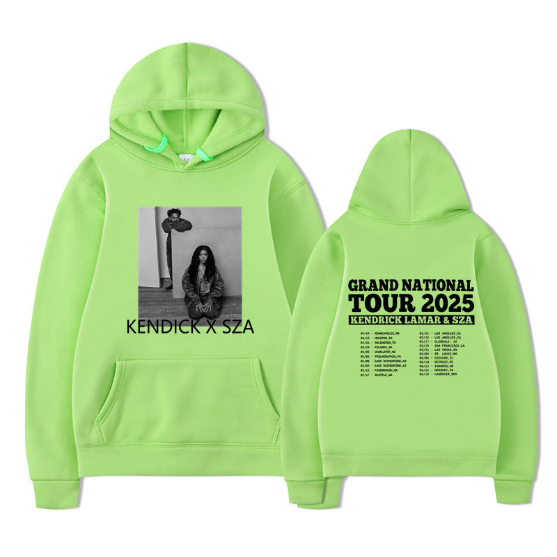 Grand National Tour  Hoodie SZA Kendrick Lamar Men/women
