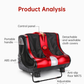 Full-Coverage Heating Smart Massager for Foot and Leg Therapy: Acupoint Massaging Device for Foot, Leg, and Sole Wellness