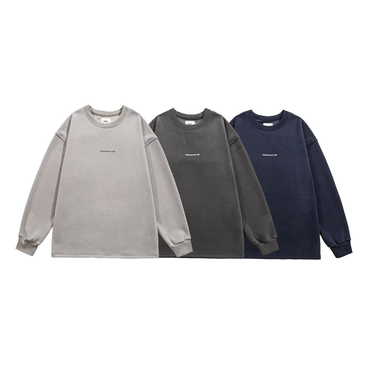 Vintage Small Letter Print Loose Hoodie for Men