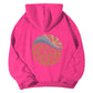 Drop Shoulder Loose Halloween Pumpkin Element Hoodie for Men and Women