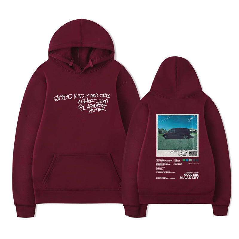 Kendrick Lamar Good Kid Hoodie Men Women's Hip Hop