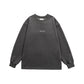 Vintage Small Letter Print Loose Hoodie for Men