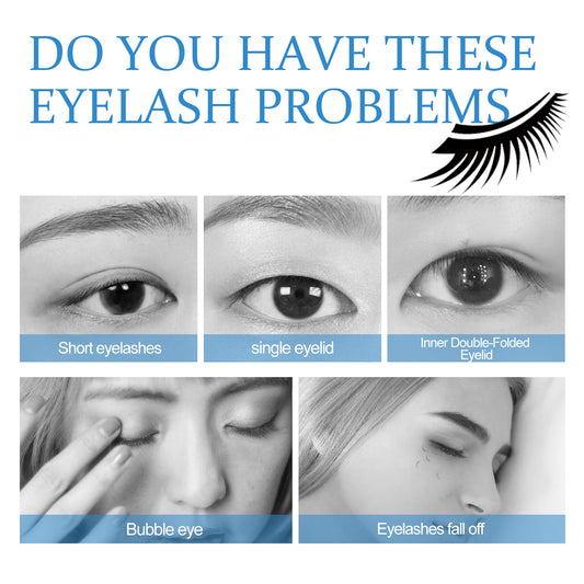 EELHOE False Eyelash Glue, Lightweight Self-Adhesive False Eyelash Glue Gentle And Non-Irritating