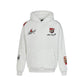 Embroidered Badge Fleece Lined Hoodie for Men and Women