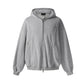 Loose deconstruction zipper hoodie for men