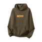 Print Hoodie for Men Street Style Loose Drop Shoulder