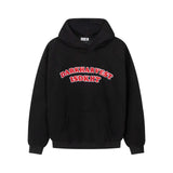 Streetwear Hoodie with Embroidered Letters and Loose Fit for Both Men and Women