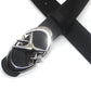 Original Design Double Crescent Moon Cross Star Buckle Belt