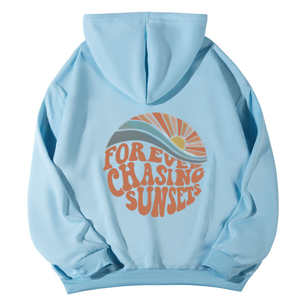 Drop Shoulder Loose Halloween Pumpkin Element Hoodie for Men and Women