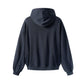 Loose deconstruction zipper hoodie for men