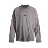 Splicing fringed hoodie for men