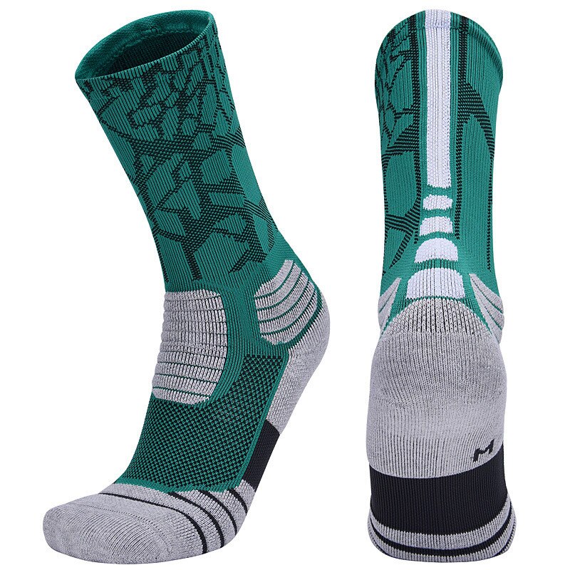 High Quality New Men Outdoor Sports Elite Basketball Socks Men Cycling Socks Compression Socks Cotton Towel Bottom Men's socks