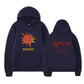 Casual Anime Hoodie with Print for Men and Women, Dark Series Hooded Sweatshirt