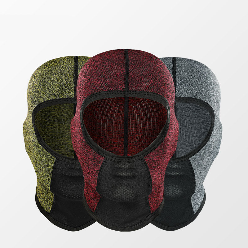 Motorcycle Riding Hood Outdoor Riding Sports Ice-Sensing Dust-Proof Sunscreen Motorcycle Hood For Men