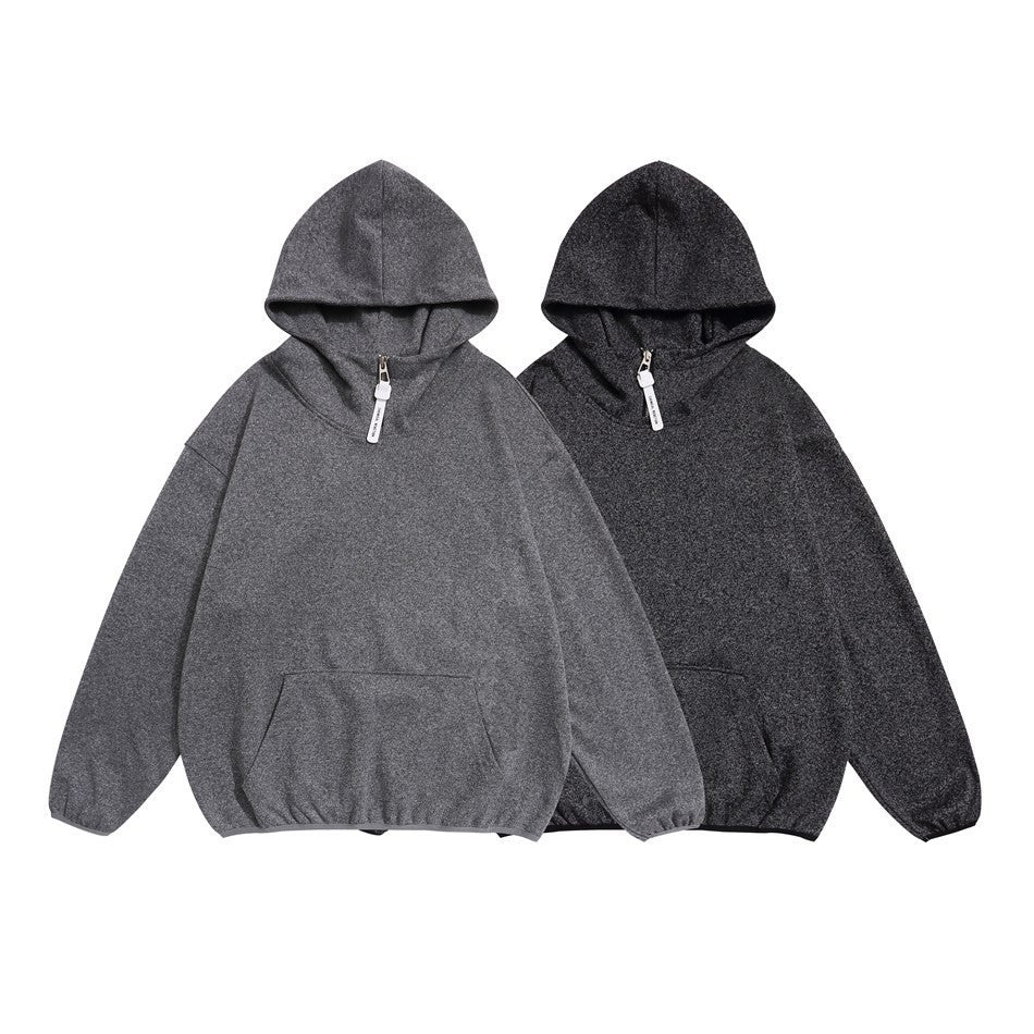 Loose Fit Hoodie for Men with Simple Design and Versatile Look