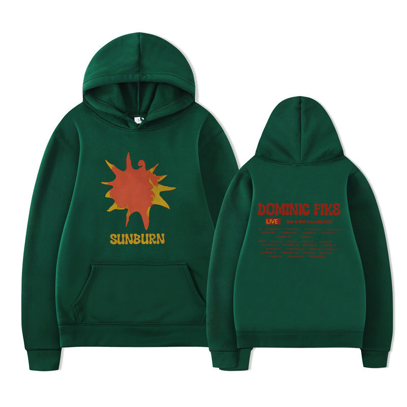 Casual Anime Hoodie with Print for Men and Women, Dark Series Hooded Sweatshirt