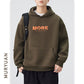 Print Hoodie for Men Street Style Loose Drop Shoulder