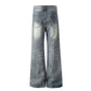 Micro pull denim pants