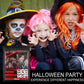 Halloween Tattoo Stickers, Halloween Horror Party Party Makeup Decorative Mouth Tattoo Stickers