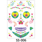 Halloween face sticker