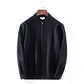 Style Long Sleeve V-Neck Men's Thick Knit Cardigan