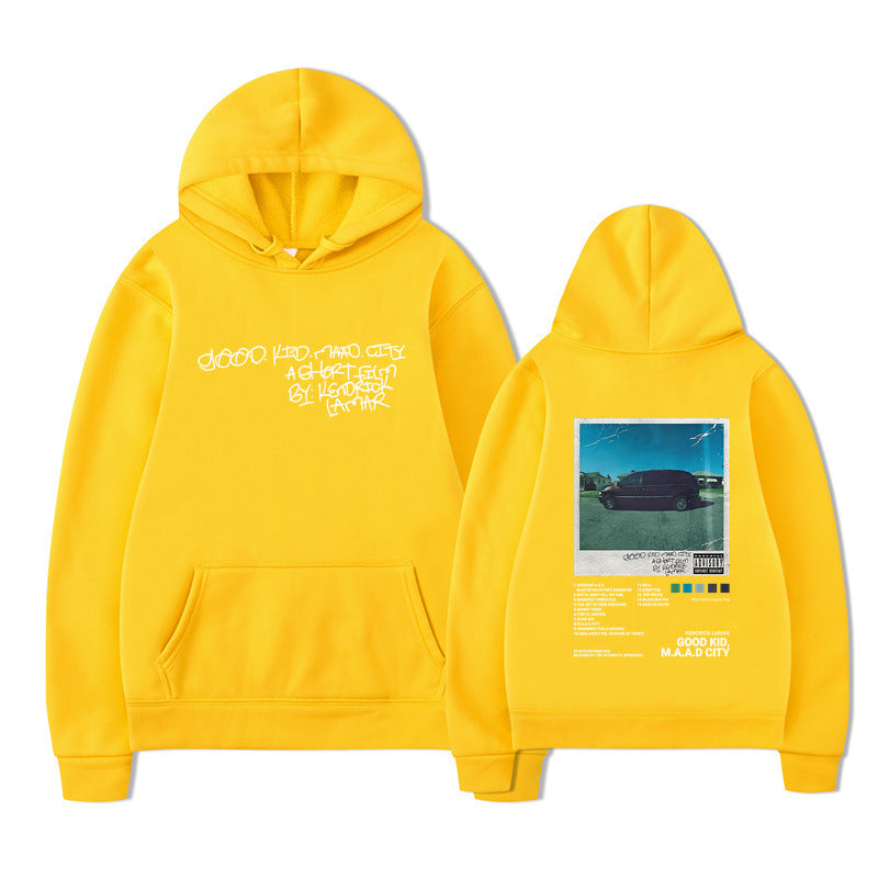 Kendrick Lamar Good Kid Hoodie Men Women's Hip Hop