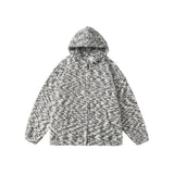 Loose Stand-up Collar Open Front Hoodie Outerwear for Men and Women
