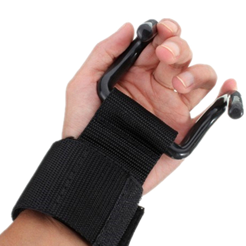 Fitness Weightlifting Gloves with Wrist Support Pull-Up Hook, Bar Training Equipment, Strength Training