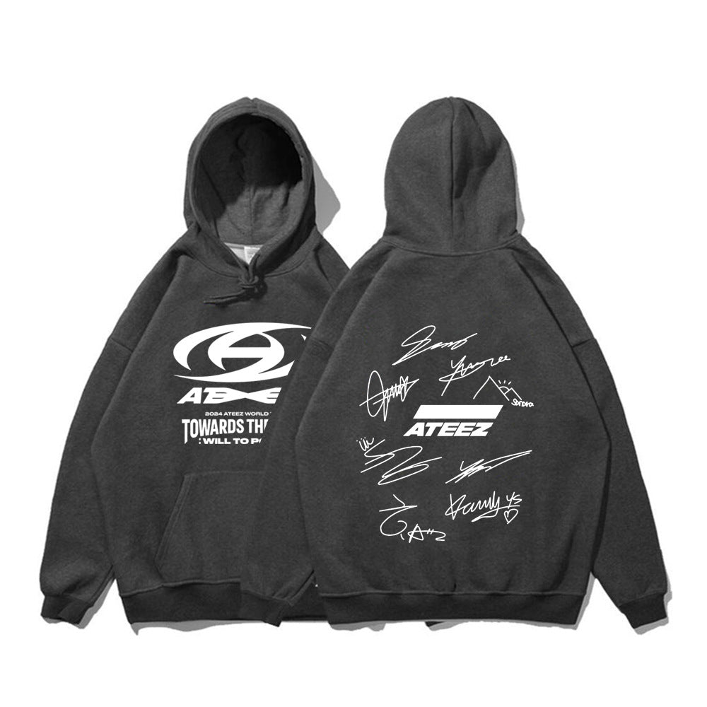 Hot Ateez The World Ep. fin Will Kpop Hoodie Men Women
