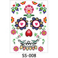 Halloween face sticker