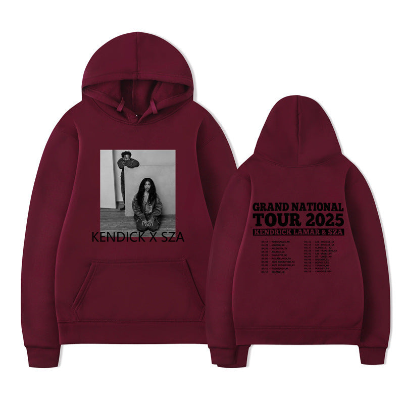 Grand National Tour  Hoodie SZA Kendrick Lamar Men/women